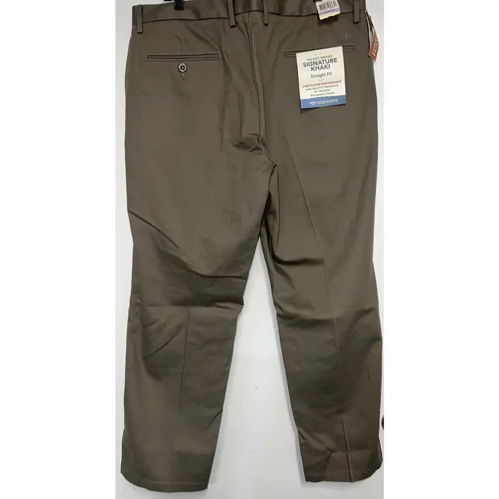 NWT Dockers Pants Straight Fit Stretch Men’s Size 38x30